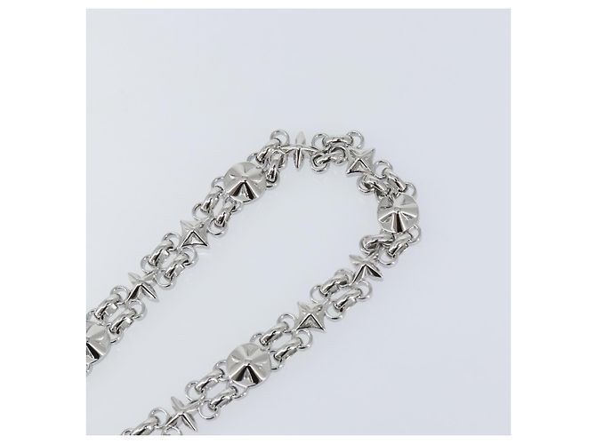 LOUIS VUITTON Cinghia a catena in metallo 23,6"" Argento LV Auth 150645 - vista 5
