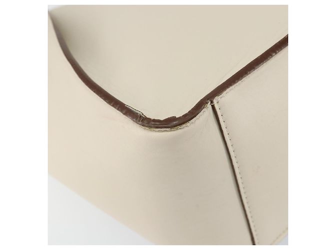 Autre Marque Stella McCartney Tote Bag Polyester 2in1 Weiß Gold Auth BA7342 Golden - Ansicht 13