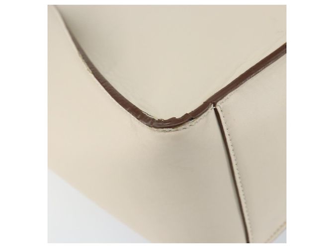 Autre Marque Stella McCartney Tote Bag Polyester 2in1 Weiß Gold Auth BA7342 Golden - Ansicht 15