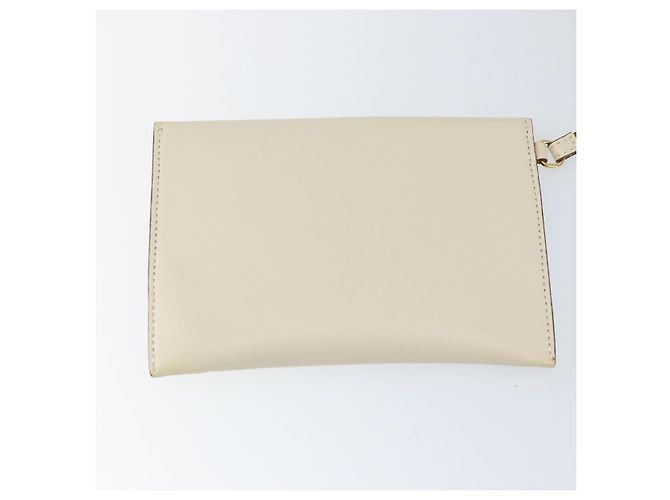 Autre Marque Stella McCartney Tote Bag Polyester 2in1 Weiß Gold Auth BA7342 Golden - Ansicht 23