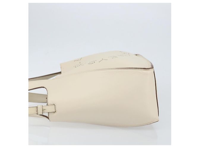 Autre Marque Stella McCartney Tote Bag Polyester 2in1 Weiß Gold Auth BA7342 Golden - Ansicht 5