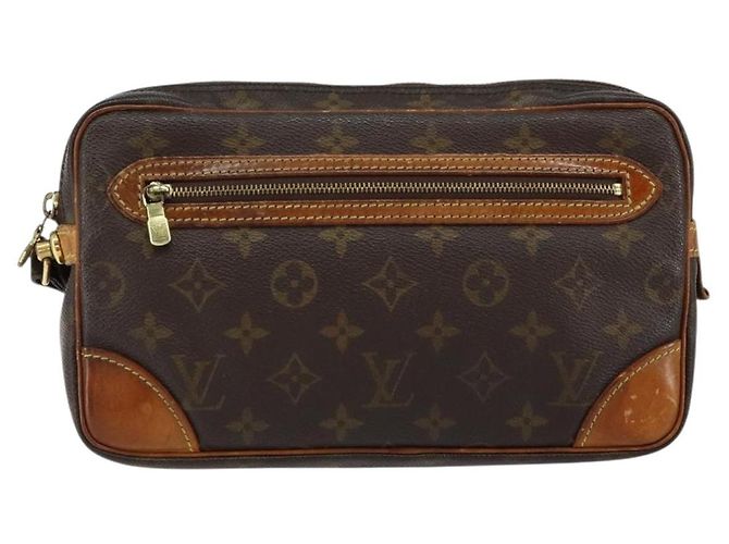 LOUIS VUITTON Monogram Marly Dragonne GM Clutch Bag M51825 LV Auth 150235 - Ansicht 13