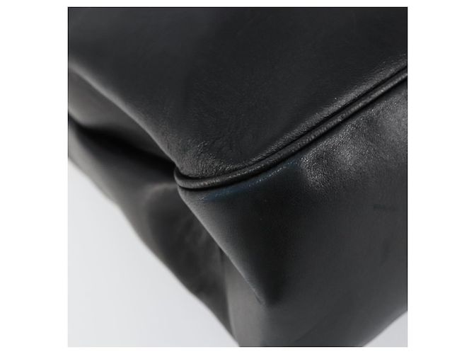 Borsa Tote Vala in pelle nera e argento di Salvatore Ferragamo Auth bs30363 Nero - vista 11