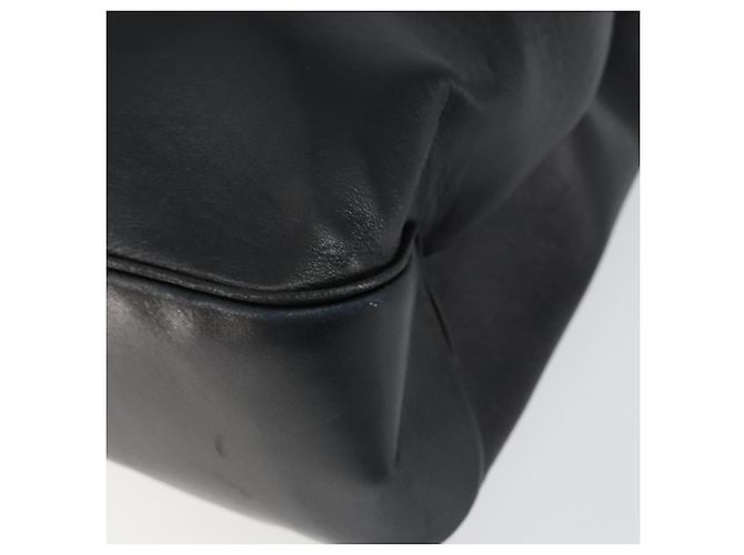 Borsa Tote Vala in pelle nera e argento di Salvatore Ferragamo Auth bs30363 Nero - vista 12