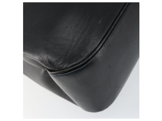 Borsa Tote Vala in pelle nera e argento di Salvatore Ferragamo Auth bs30363 Nero - vista 13