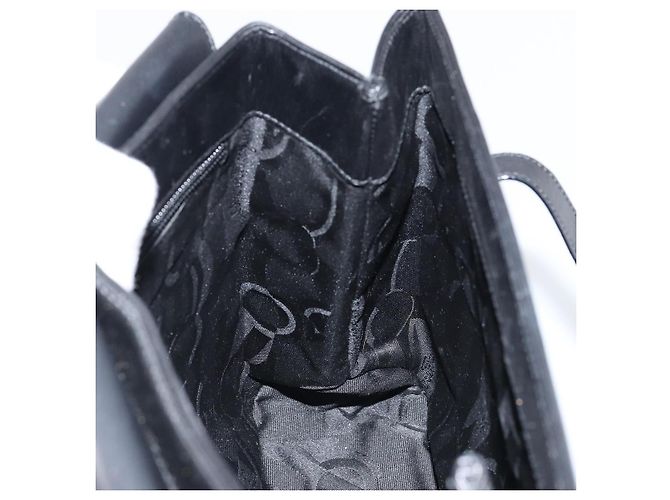 Borsa Tote Vala in pelle nera e argento di Salvatore Ferragamo Auth bs30363 Nero - vista 18