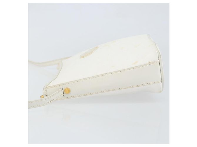 Gucci Borsa a Spalla Micro GG Supreme PVC Bianco Oro 007 115 1095 Auth ep11655 D'oro - vista 5