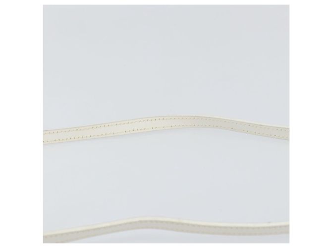 Gucci Borsa a Spalla Micro GG Supreme PVC Bianco Oro 007 115 1095 Auth ep11655 D'oro - vista 8