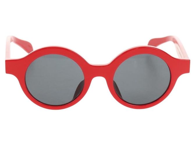 GAFAS DE SOL LOUIS VUITTON LV ~ Supreme de plástico Rojo LV Auth 128513M Roja - vista 13