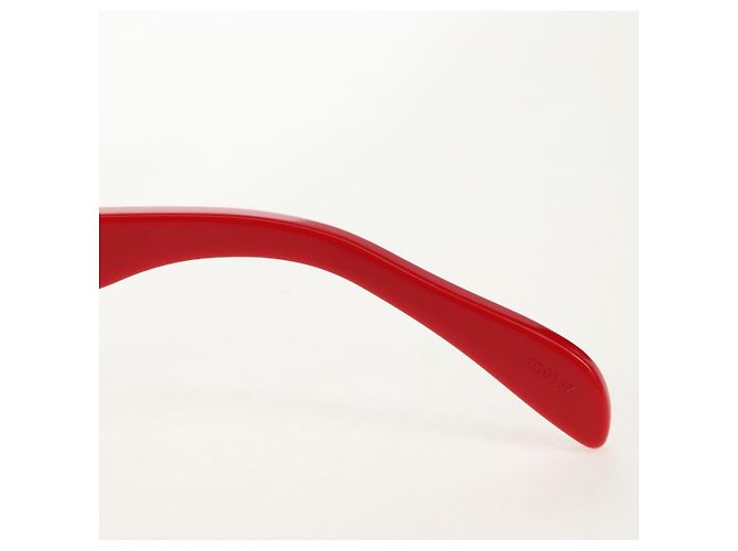 GAFAS DE SOL LOUIS VUITTON LV ~ Supreme de plástico Rojo LV Auth 128513M Roja - vista 18