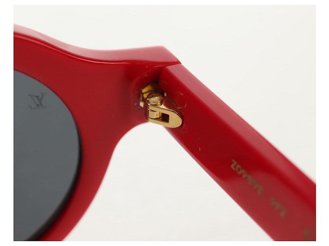 GAFAS DE SOL LOUIS VUITTON LV ~ Supreme de plástico Rojo LV Auth 128513M Roja - vista 19