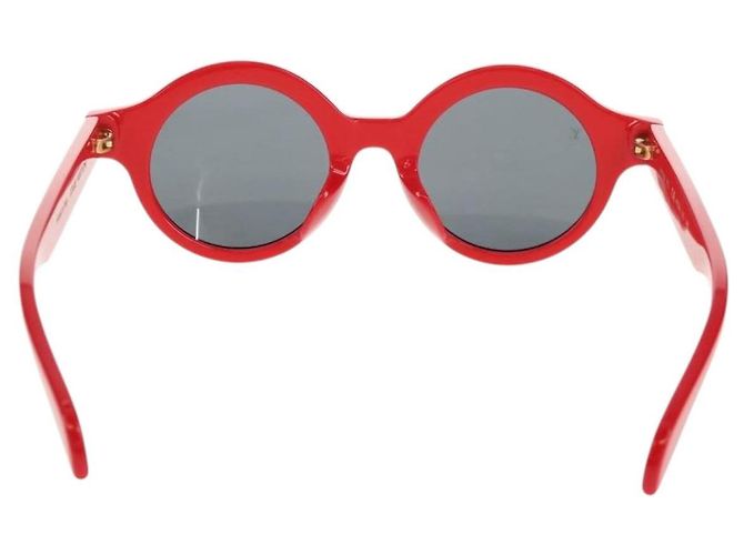 GAFAS DE SOL LOUIS VUITTON LV ~ Supreme de plástico Rojo LV Auth 128513M Roja - vista 2
