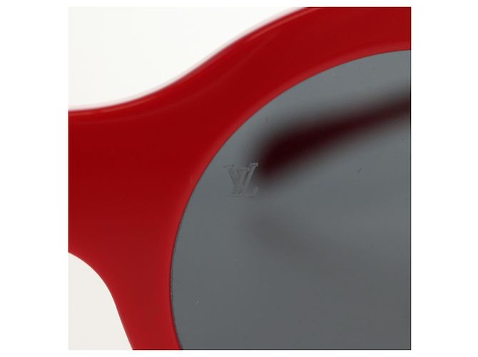 GAFAS DE SOL LOUIS VUITTON LV ~ Supreme de plástico Rojo LV Auth 128513M Roja - vista 23