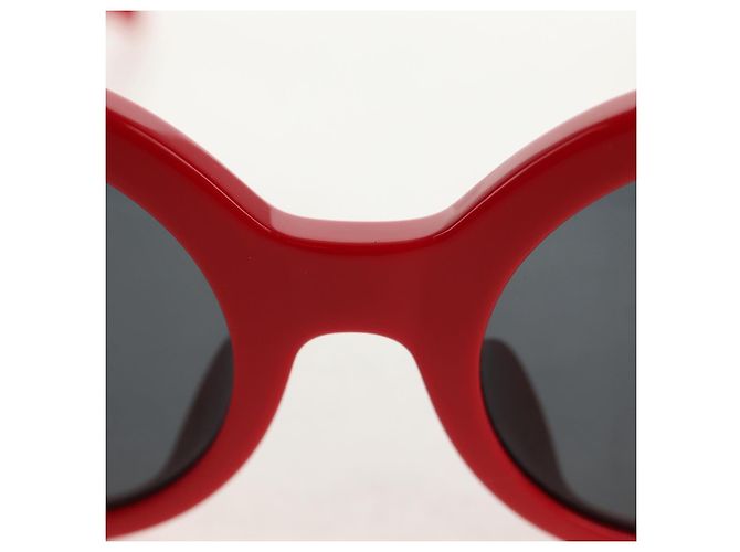 GAFAS DE SOL LOUIS VUITTON LV ~ Supreme de plástico Rojo LV Auth 128513M Roja - vista 6