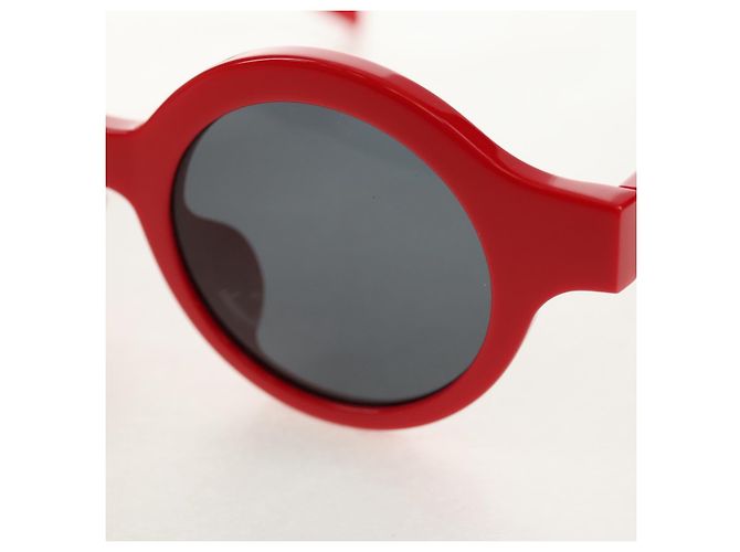 GAFAS DE SOL LOUIS VUITTON LV ~ Supreme de plástico Rojo LV Auth 128513M Roja - vista 7