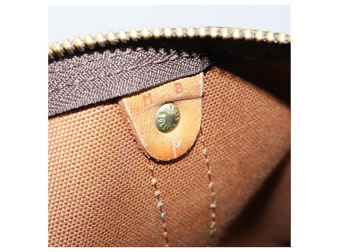 LOUIS VUITTON Borsa Boston Monogram Keepall 50 M41426 Auth LV 152323 Monogramma - vista 12