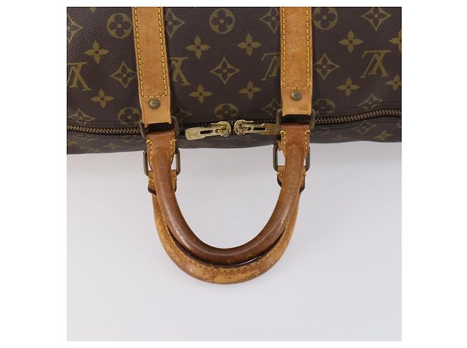 LOUIS VUITTON Borsa Boston Monogram Keepall 50 M41426 Auth LV 152323 Monogramma - vista 7