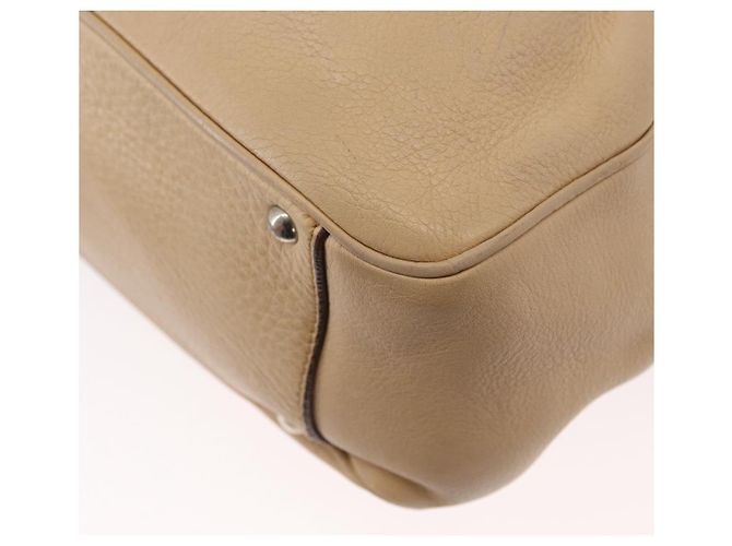 Borsa a mano in pelle Salvatore Ferragamo 2 in 1 Beige Argento Auth BA7666 - vista 18