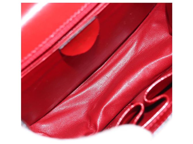 Céline Borsa a Mano CELINE Smalto 2 vie Rosso Oro Auth BA6729 D'oro - vista 11