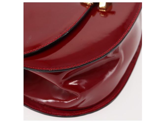 Céline Borsa a Mano CELINE Smalto 2 vie Rosso Oro Auth BA6729 D'oro - vista 16