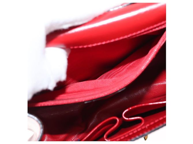 Céline Borsa a Mano CELINE Smalto 2 vie Rosso Oro Auth BA6729 D'oro - vista 25