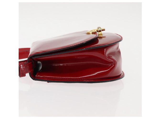 Céline Borsa a Mano CELINE Smalto 2 vie Rosso Oro Auth BA6729 D'oro - vista 4