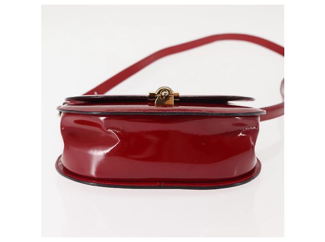 Céline Borsa a Mano CELINE Smalto 2 vie Rosso Oro Auth BA6729 D'oro - vista 5