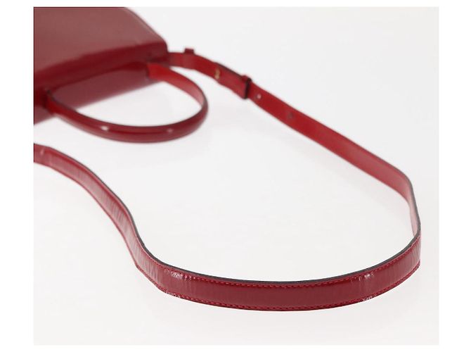Céline Borsa a Mano CELINE Smalto 2 vie Rosso Oro Auth BA6729 D'oro - vista 9