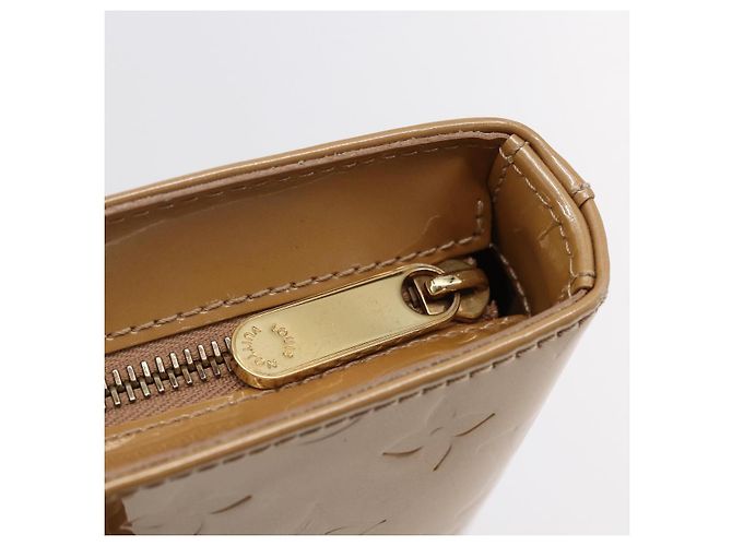 LOUIS VUITTON Borsa Brentwood Monogram Vernis Noisette M91511 Auth ep11096 Nocciola - vista 10