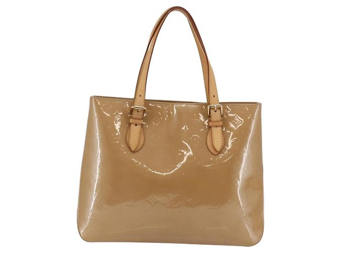LOUIS VUITTON Borsa Brentwood Monogram Vernis Noisette M91511 Auth ep11096 Nocciola - vista 2