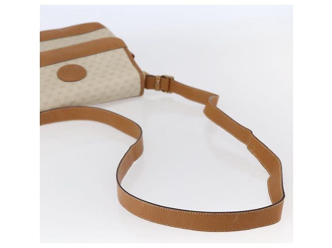 Gucci Borsa a spalla Micro GG Supreme in PVC Bianco Oro Auth BA6748 D'oro - vista 7