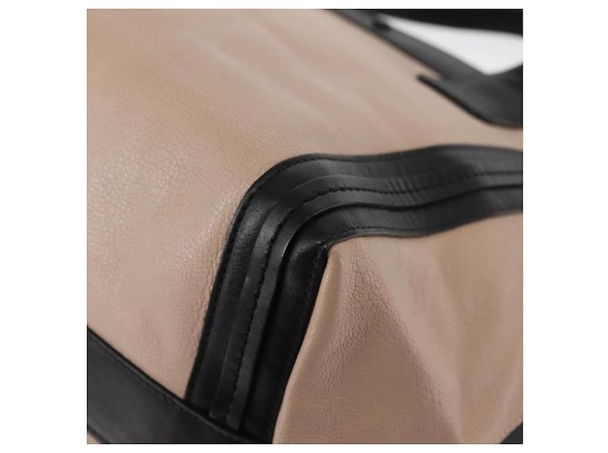 Chloé Borsa Tote in Pelle Chloe Alison Rosa Nera Auth am9218 Nero - vista 14