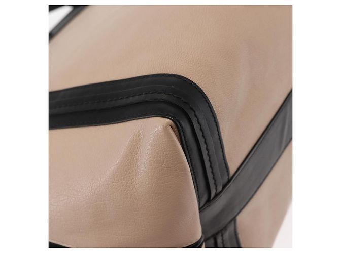 Chloé Borsa Tote in Pelle Chloe Alison Rosa Nera Auth am9218 Nero - vista 15