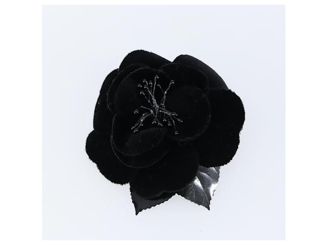 Spilla CHANEL Velluto Nero CC Auth BA7736 - vista 2
