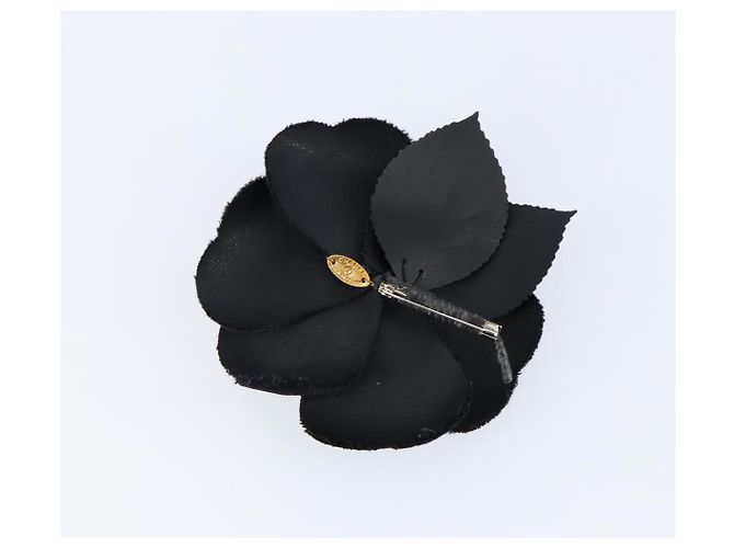 Spilla CHANEL Velluto Nero CC Auth BA7736 - vista 3