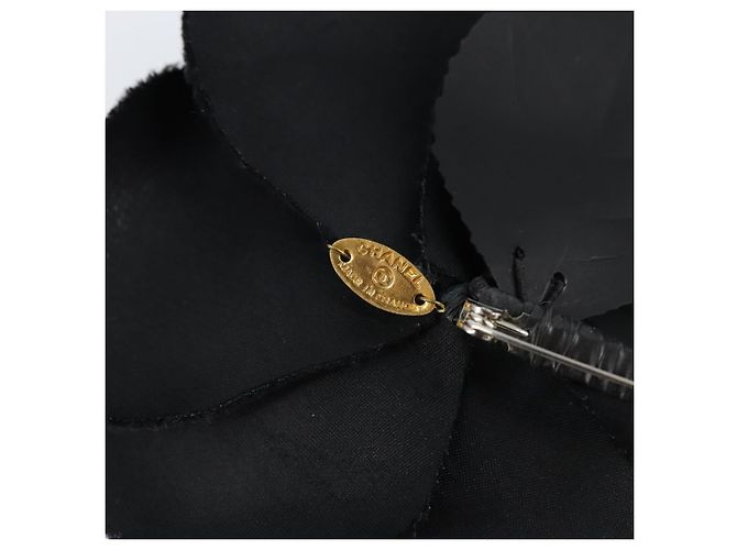 Spilla CHANEL Velluto Nero CC Auth BA7736 - vista 4