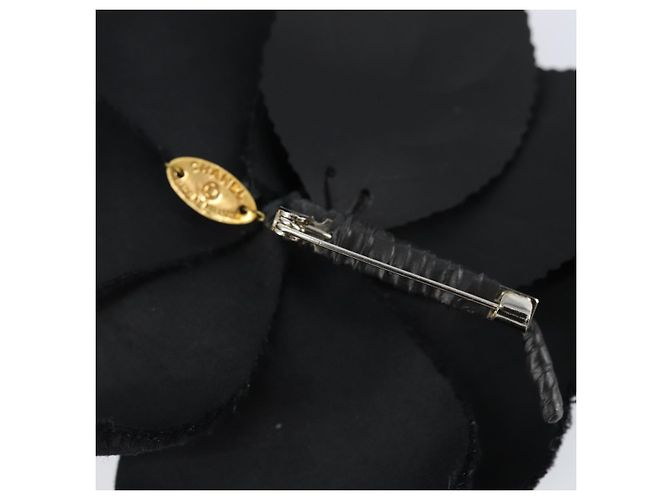 Spilla CHANEL Velluto Nero CC Auth BA7736 - vista 5