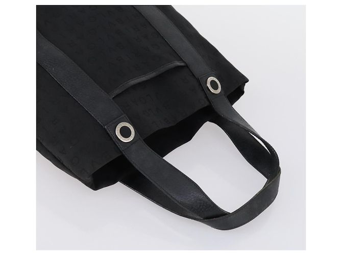 Bulgari Borsa Tote BVLGARI Burberry Nova Check in nylon e tela 2 pezzi nero beige Auth 152213 - vista 13