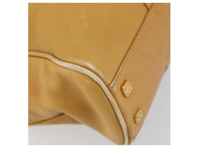 LOEWE Borsa Tote Anagram Pelle Beige Oro Auth 149645 D'oro - vista 14
