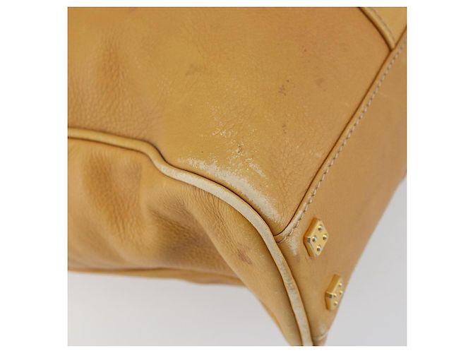 LOEWE Borsa Tote Anagram Pelle Beige Oro Auth 149645 D'oro - vista 16