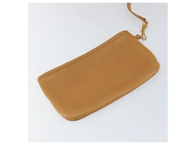 LOEWE Borsa Tote Anagram Pelle Beige Oro Auth 149645 D'oro - vista 20