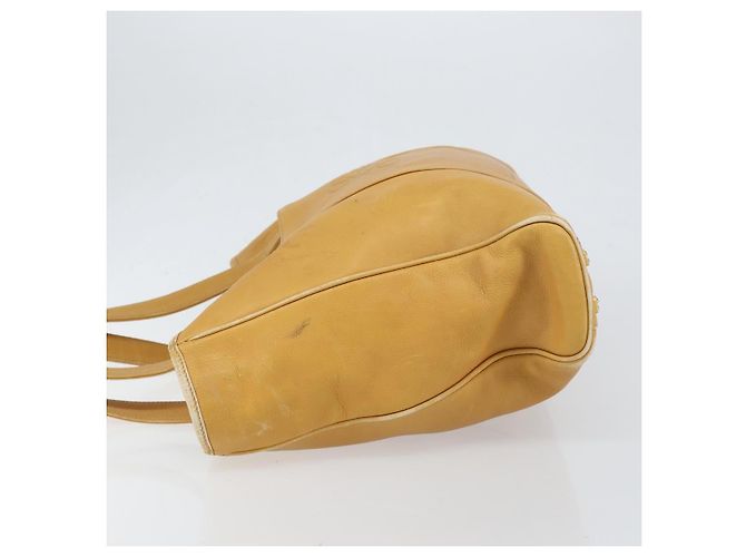 LOEWE Borsa Tote Anagram Pelle Beige Oro Auth 149645 D'oro - vista 4