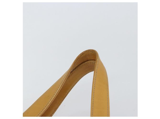 LOEWE Borsa Tote Anagram Pelle Beige Oro Auth 149645 D'oro - vista 8