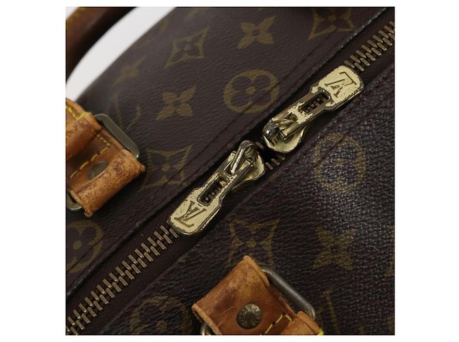 LOUIS VUITTON Borsa Boston Monogram Keepall 45 M41428 LV Auth 142486 Monogramma - vista 10