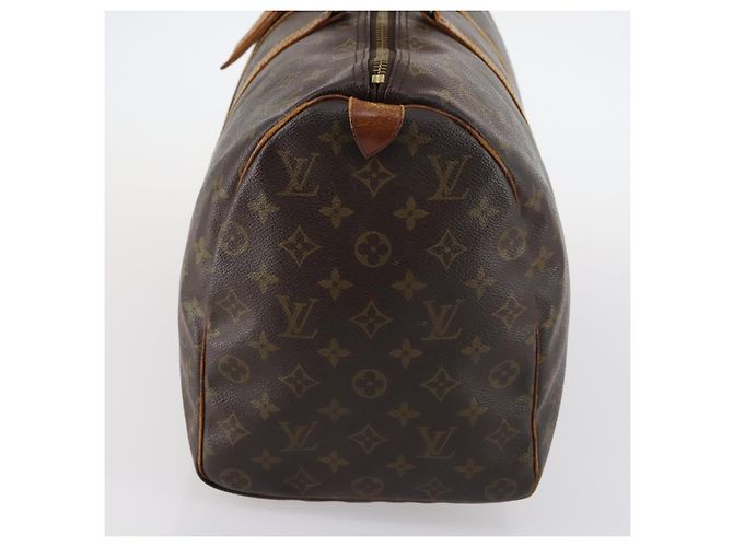 LOUIS VUITTON Borsa Boston Monogram Keepall 45 M41428 LV Auth 142486 Monogramma - vista 3
