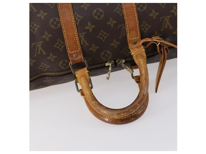 LOUIS VUITTON Borsa Boston Monogram Keepall 45 M41428 LV Auth 142486 Monogramma - vista 7