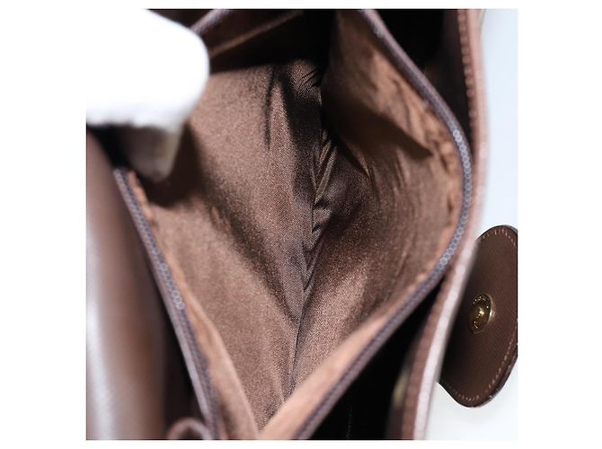 Autre Marque Borsa a Spalla Burberrys Nova Check in Tela Beige Oro Auth th6370 D'oro - vista 12