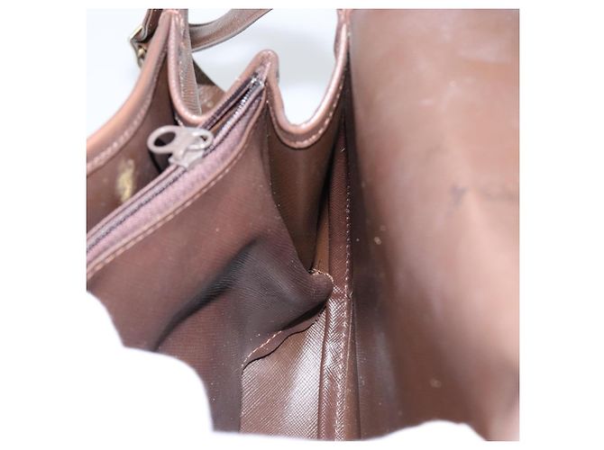 Autre Marque Borsa a Spalla Burberrys Nova Check in Tela Beige Oro Auth th6370 D'oro - vista 19