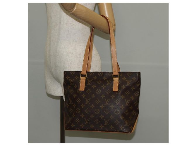 LOUIS VUITTON Borsa Tote Cabas Piano Monogram M51148 LV Auth 145963V Monogramma - vista 27