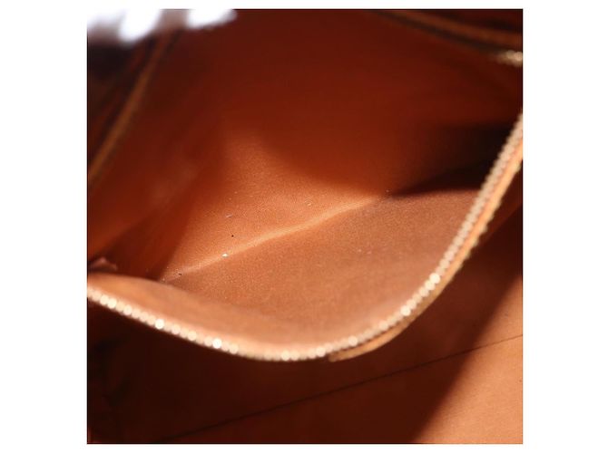 LOUIS VUITTON Monogram Vernis Reade MM Borsa a Mano Bronzo M91143 LV Auth 147200 - vista 21